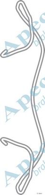 APEC BRAKING kit525 -  Комплектующие, тормозные колодки
